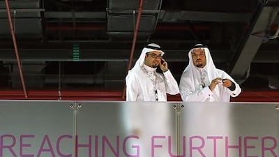 Visitors during the Gitex 2012 at the Dubai World Trade Centre. Satish Kumar / The National
