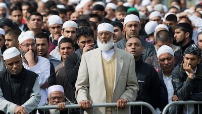 The British Muslim community is concerned that its youngsters are being targeted by extremists taking advantage of general disenfranchisement in the United Kingdom. Leon Neal / AFP