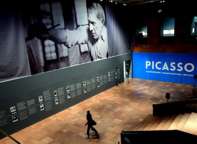 Inside the Hungarian National Gallery. AFP Photo