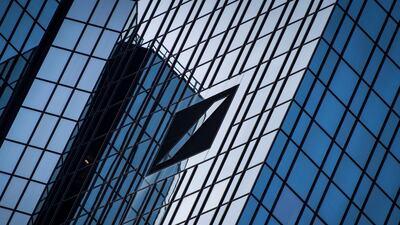 Deutsche Bank's headquarters in Frankfurt Am Main, Germany. Two former traders from the bank were convicted of attempting to rig prices in the precious metals market on Friday by 'spoofing' - placing and and subsequently cancelling orders they never intended to fulfil. Getty Images