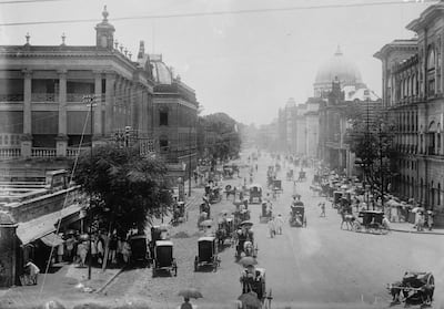 European Quarter, Calcutta, India, 1922. Photo / Getty