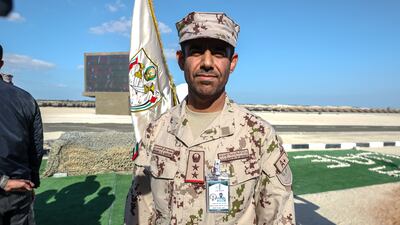 Staff Col Mohammed Al Mansoori at the military event.