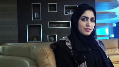 Alya Hassan Al Yassi wrote a book on media while at Zayed University. Delores Johnson / The National