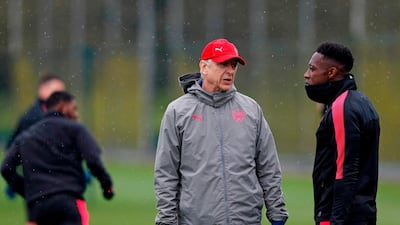 Arsene Wenger will take charge of his last European match as Arsenal manager unless his side can find a way past Atletico Madrid's defence. Adrian Dennis / AFP