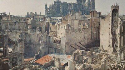 The French city of Reims was besieged by German forces within 35 days of the start of the First World War, and for much of the convict it remained within artillery range. Traditionally, French kings had been crowned in the city's Gothic cathedral.