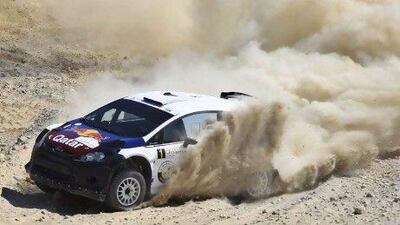 Nasser Safeh Al Attiyah and co-driver Giovanni Bernacchini have driven their Ford Fiesta S2000 to the top of the time chart at the Jordan Rally.