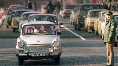 Vehicles such as the Trabant, pictured above in East Germany in 1989, and the Lada Riva, below, are becoming popular due to their robustness and uniqueness.