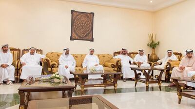 Sheikh Humaid bin Rashid, Ruler of Ajman, and Sheikh Ammar bin Humaid, Crown Prince of Ajman, also extended their condolences to the rest of the Al Shamsi family.