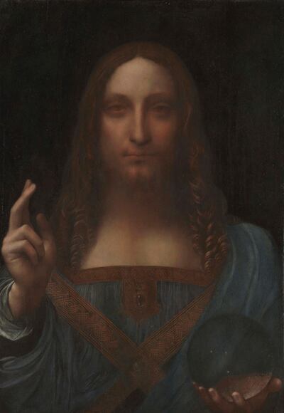 The 'Salvator Mundi' painting, bought by Abu Dhabi's Department of Culture and Tourism, was due to go on display at Louvre Abu Dhabi on September 18, 2018, but the unveiling has been postponed. Department of Culture and Tourism - Abu Dhabi / Centre de Recherche et de Restau