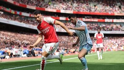 Scott McKenna 7: Scottish defender made some important interceptions in the air and on the deck. Helped keep Martinelli's threat to minimum. Reuters