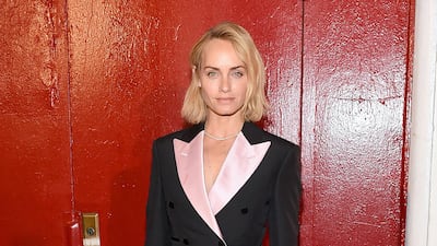 Amber Valletta attends the Tom Ford show during New York Fashion Week on September 9, 2019. AFP