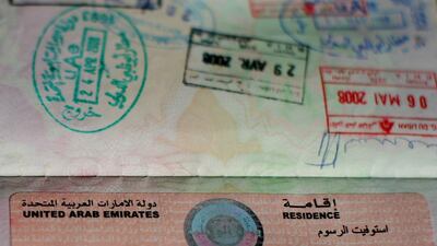 It is standard practice in the UAE to apply for the renewal of a visa a short period before it expires. Andrew Parsons / The National