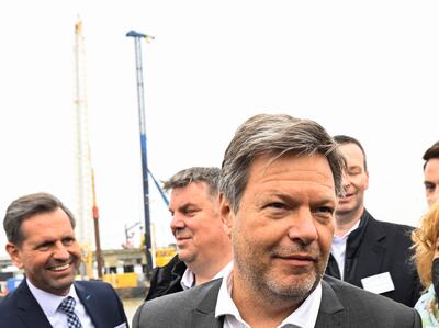 Vice Chancellor Robert Habeck said he was a fan of porpoises but that Germany needed the gas. Reuters