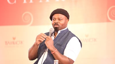 Author Ben Okri won the Booker Prize for his novel The Famished Road'. Courtesy Jaipur Literature Festival