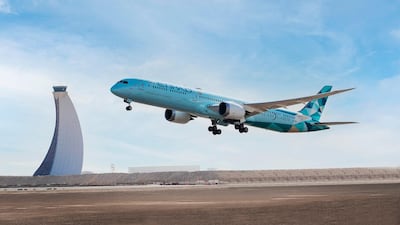 Etihad's eco-flight EY83 departed Abu Dhabi for Rome on April 17, testing a range of flight and engine optimisation initiatives. Courtesy Etihad