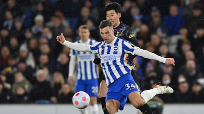 Joel Veltman - 6: Booked in first-half injury time after fouling Kane on edge of Brighton box but happy to watch same player curl free-kick well over bar. Important block on Son shot early in second half. AFP