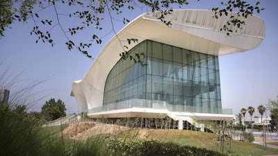 The Wing building on Abu Dhabi's corniche has sat unused five years after it was completed. Photo: Silvia Razgova / The National