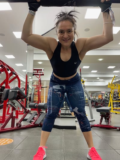 Mai Hamed now watches what she eats and works out regularly. Courtesy: Mai Hamed