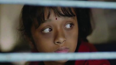 A movie still of Niyar Saikia in Lakshmi, Sold. Courtesy Abu Dhabi Film Festival