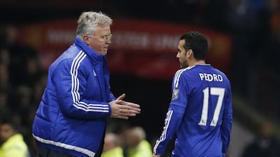 Guus Hiddink is encouraged by his unbeaten start as Chelsea's interim manager but also insists it's still "not good enough". Phil Noble / Reuters