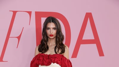 Emily Ratajkowski arrives for the 2019 CFDA fashion awards at the Brooklyn Museum in New York City on June 3, 2019. Reuters