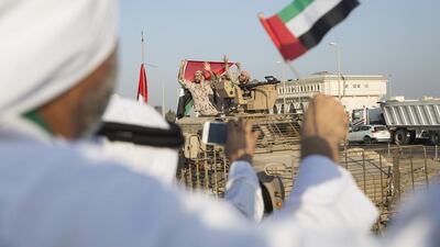 The UAE will hold a day of receptions in honour of the heroes‘ welcome today at Zayed Military City, in Sweihan. The celebrations will be broadcast to big-screen TVs on Abu Dhabi Corniche. Ryan Carter / Crown Prince Court — Abu Dhabi