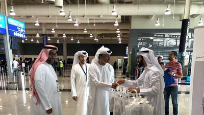 The first flights taking pilgrims to Saudi Arabia to perform Hajj have taken to the skies. Courtesy Dubai Airports