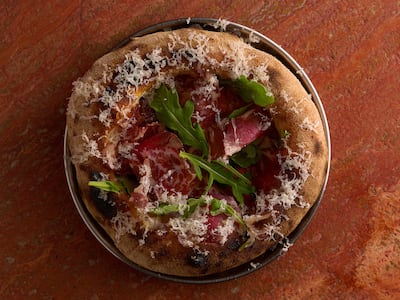 Flatbread with cecina and nduja butter. Photo: L'eto