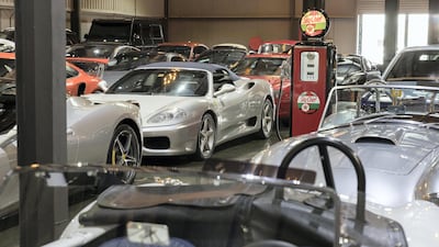 The collection at Car Vault currently numbers about 80 cars. Antonie Robertson / The National