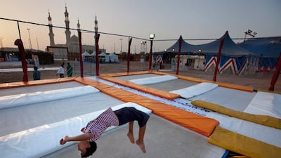 Scenes from around and inside the Monte Carlo Circus as the company continued their performance Monday evening, March 7, 2011, on the Ras al Khaimah's Qawasim Corniche.