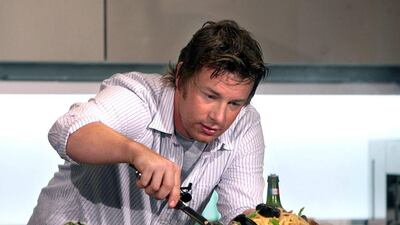 UK chef Jamie Oliver. Randi Sokoloff / The National