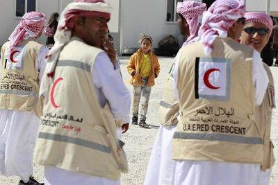 The Emirates Red Crescent has provided support to two million people in Sudan. Reuters