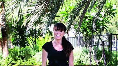 Mum-of-four Clare Farrell is the founder of Minifit UAE, a company that provides fun fitness sessions for children at nurseries in Abu Dhabi. Reem Mohammed / The National