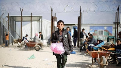 Syrian children at the Al-Zaatari refugee camp in Jordan. Photo: Muhammad Hamed / Reuters
