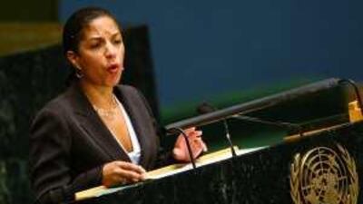 Susan Rice, the US ambassador to the UN, has imparted etiquette advice to world leaders.