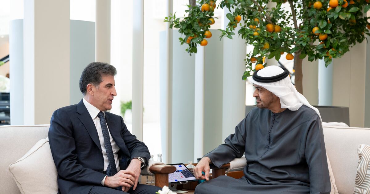 Muhammad Iraq Sheikh Mohamed receives President of Iraq's semi-autonomous Kurdish ...