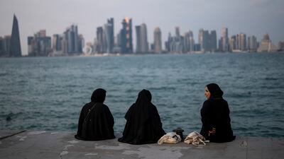 Admiring the view from the Corniche. AP Photo