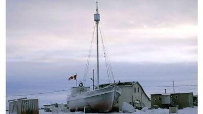 Many of Tuktoyaktuk's buildings were deserted when 50 years of exploration came to a stop.