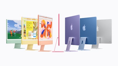 Apple says its new M6 iMac line-up has up to 12 times faster on-device AI performance. Photo: Apple