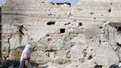 While heavy shelling fighting has changed the face of some suburbs, authorties have also started to demolish illegal buildings in selective Damascs neighbourhoods — as one resident says: "One way or another my neighbourhood is going to be completely destroyed." Omar Al Khani / Reuters