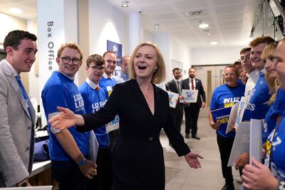 Liz Truss has put her focus on tax cuts rather than handouts in the Tory leadership race. PA