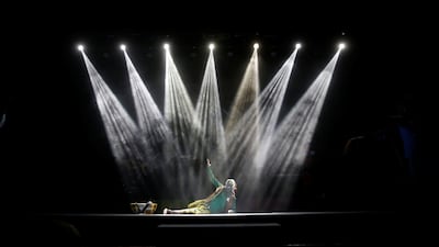 A cast member of the popular children's show Tinga Tinga Tales performs at Kenya's National Theatre in Nairobi, Kenya. Baz Ratner/Reuters
