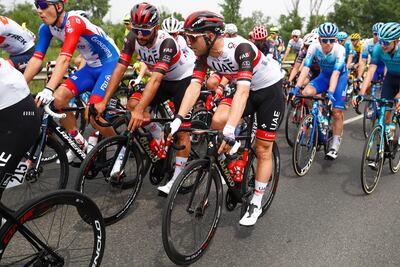 Maximiliano Richeze in action. Photo: UAE Team Emirates