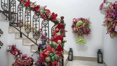 Janet Waite's home is decorated for Christmas early this year. Antonie Robertson / The National