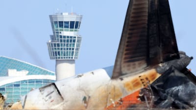 The Jeju Air Boeing 737-800 aircraft that crashed and burst into flames at Muan International Airport in Muan. AFP
