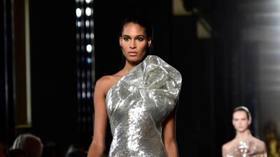 Elie Saab’s spring/summer 2019 couture collection. EPA