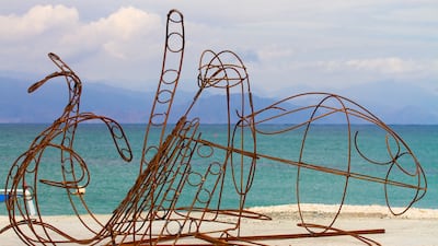 An octopus installation at Dibba Artificial Reef. Photo: Darryl Owen / Freestyle Divers