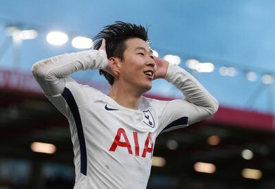 Son Heung-min is in great form for Tottenham Hotspur. Ian Walton / Reuters