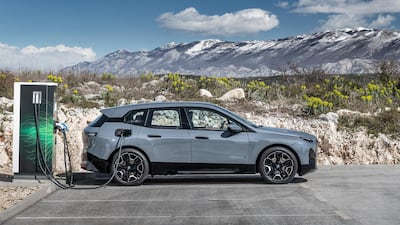 The iX can get from a 10 per cent to an 80 per cent charge in about 30 to 35 minutes.