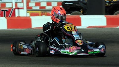 Maurits Knopjes did not let a starting position deep in the field hold him back, rallying to finish seventh at the Rotax Max Challenge Grand Final.